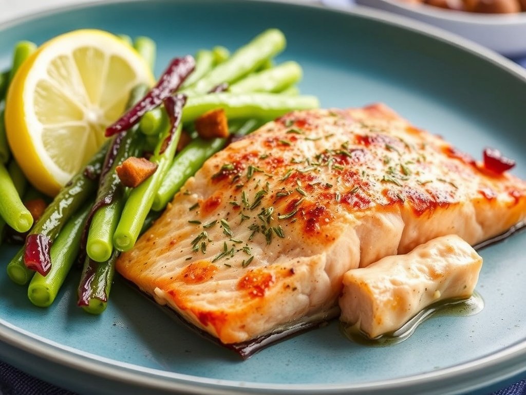 Baked Salmon with Asparagus