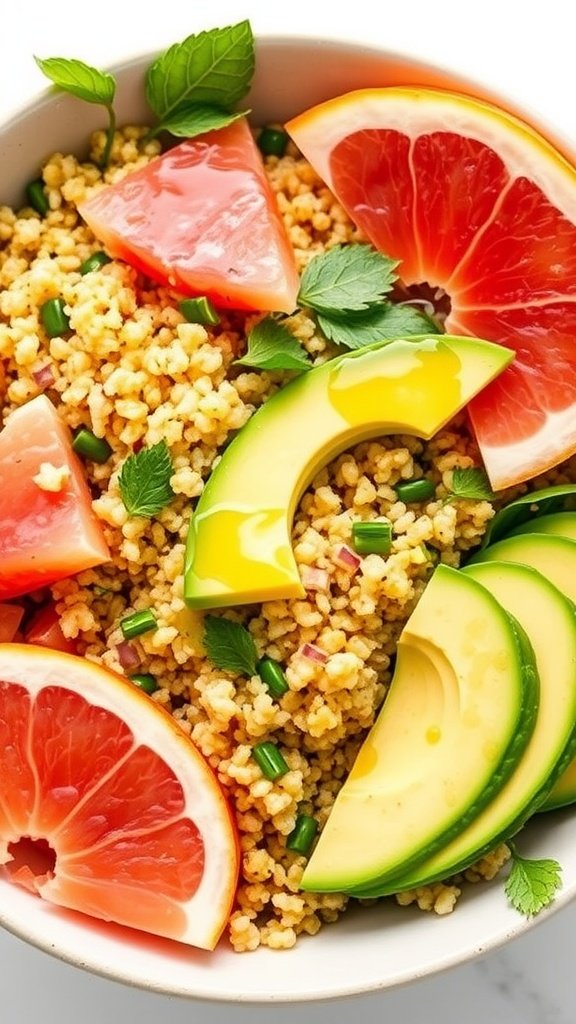 Citrus-Infused Quinoa Salad with Avocado