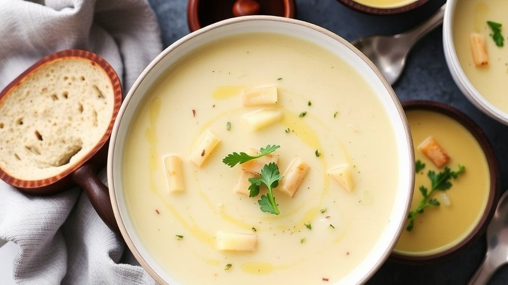 Bowel of Potato Leek Soup