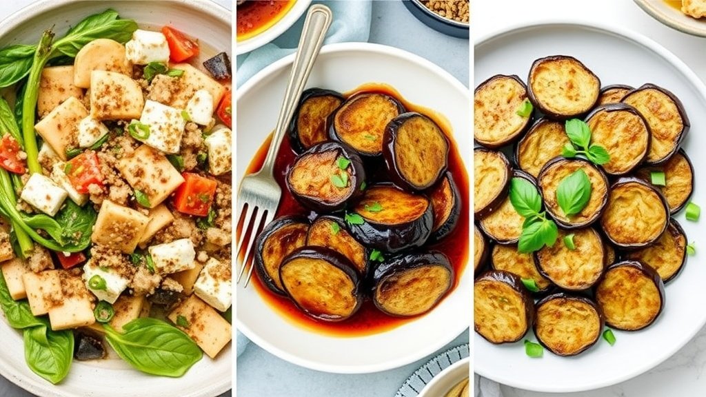 3 Eggplant dishes